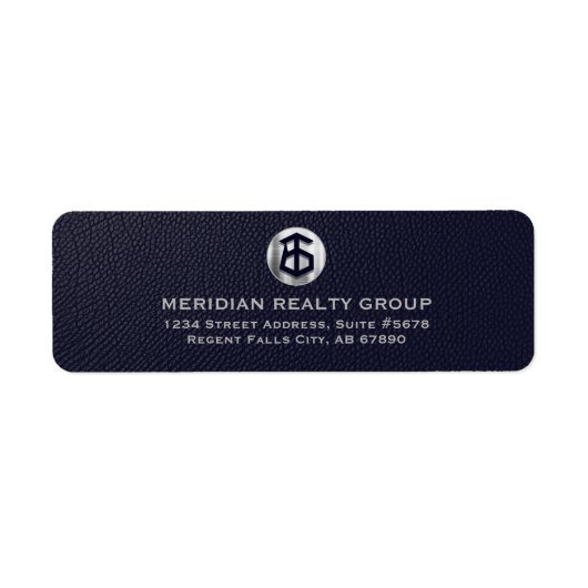 Rücksendeadressen-Aufkleber für Real Anwesen Busin (Vorne)