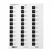 Rücksendeadressen-Aufkleber für Unternehmen - Ihr (Vorne)