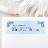 Rücksendeadressen-Aufkleber, Hochzeit von Blaupirs (Insitu)