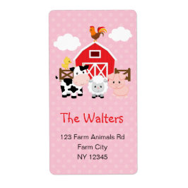 Rücksendeadressen-Aufkleber landwirtschaftlicher N