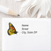 Rücksendeadressen-Aufkleber Monarch Butterfly (sei (Insitu)