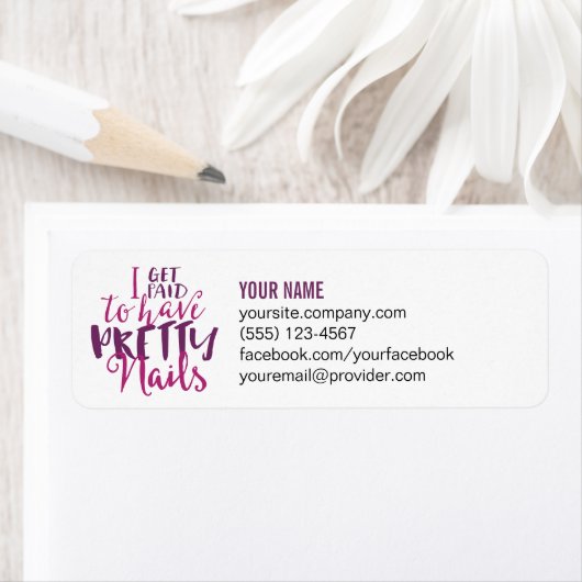 Rücksendeadressen-Aufkleber oder Kataloge (Insitu)