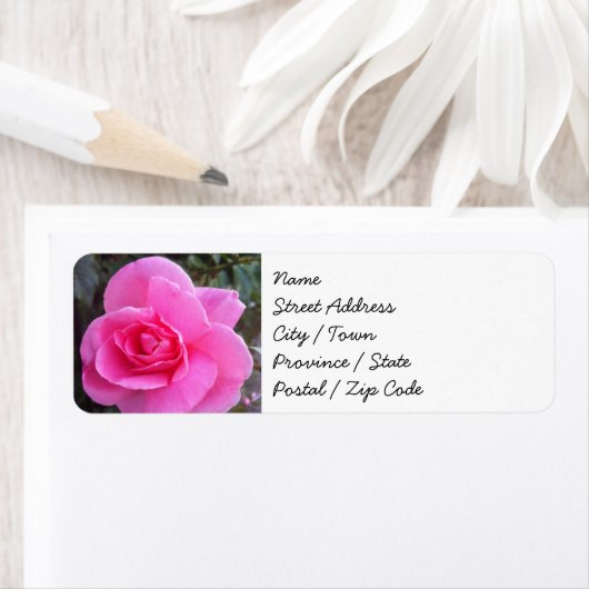 Rücksendeadressen-Aufkleber - Rosa (Insitu)