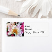 Rücksendeadressen-Aufkleber - Rosa und Weiße Zunge (Insitu)