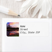 Rücksendeadressen-Aufkleber - Sonnenuntergang über (Insitu)