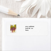 Rücksendeadressen-Aufkleber Trauben (Insitu)