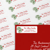 Rücksendeadressen-Aufkleber von Berry Branch Holid