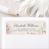 Rücksendeadressen-Aufkleber von Floral Boho (Insitu)