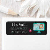 Rücksendeadressen-Aufkleber von Online-Lehrkräften (Insitu)