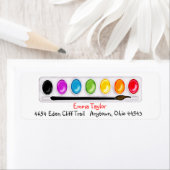 Rücksendeadressen-Aufkleber zum Zeichnen von Kunst (Insitu)