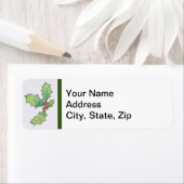 Rücksendeadressen-Aufklebers Holly Jolly (Insitu)