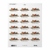 Rücksendeadressen-Aufklebers Veranstaltungsangebot Adressaufkleber (Vorne)