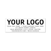 Rücksendeadressen für große Inline-Unternehmen 4 Z Permastempel (Design)