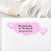 Rücksendeadressen für rosa Herzstücke (Insitu)