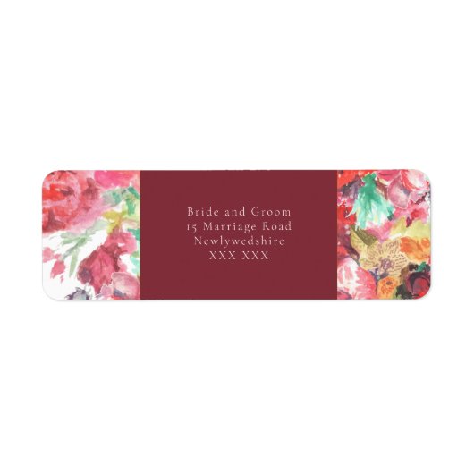 Rücksendeadressetikett (Vorne)