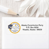 Rücksendeetikett, Alaska Constitution Party (Insitu)