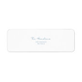 Rücksendekennzeichen (Vorne)