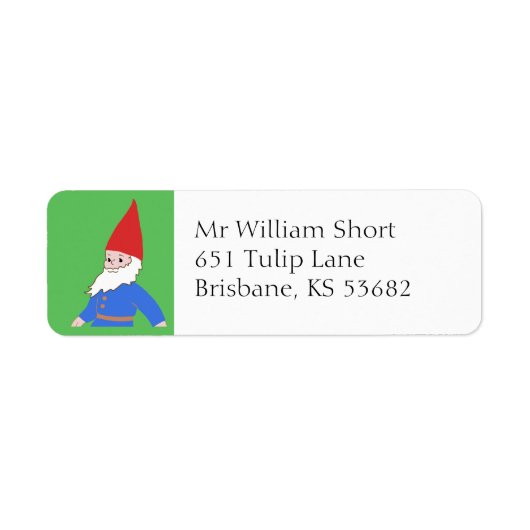 Rücksendekennzeichen (Vorne)