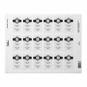 Rücksendekennzeichen Adressaufkleber (Vorne)