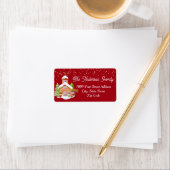 Rücksendekennzeichen der Freunde des Weihnachtsman Adressaufkleber (Insitu)