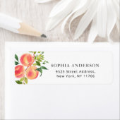 Rücksendekennzeichen für Aquarellpfirsichfarben (Insitu)