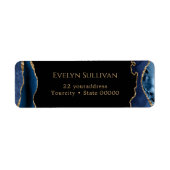 Rücksendekennzeichen für Blau und Gold (Vorne)