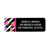 Rücksendekennzeichen für Edgy Rose und moderne Str (Vorne)