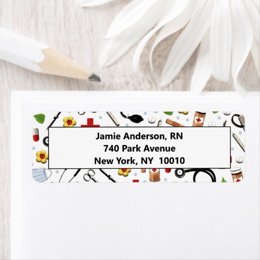 Rücksendekennzeichen für Krankenschwester (Insitu)