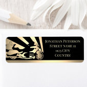 Rücksendekennzeichen für Motorräder