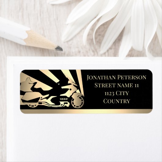 Rücksendekennzeichen für Motorräder (Insitu)