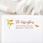 Rücksendekennzeichen für Watercolor Fall Herbst (Insitu)