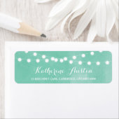 Rücksendesiegel für die Adresse der weißen Leuchte (Insitu)