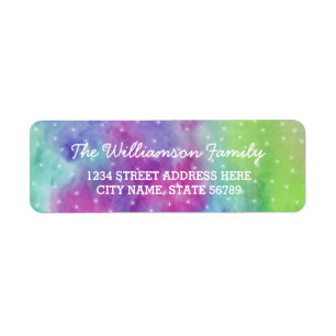 Rücksendesiegel für die Wasserfarbenlampe