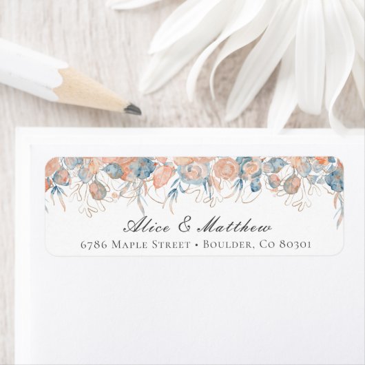 Rücksendesiegel für Korallenblauen Küstenblättern (Insitu)