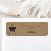 Rücksendesiegel für Kraft und Rustikale GRILLEN (Insitu)