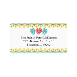 Rücksendesiegel für mexikanische Skulls Adressaufkleber