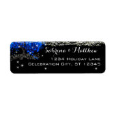 Rücksendesiegel für Royal Blue Heart Leafe (Vorne)