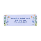 Rücksendesiegel Gelb und periwinkl (Vorne)