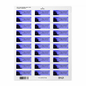 Rücksendesiegel - Spuk Haus & Mond (Vorne)