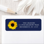 Rücksendesiegel "Sunflower Navy" (Insitu)