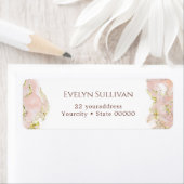 Rücksendetikett für rosa Marmor (Insitu)