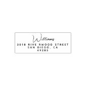 RÜCKSENDUNGSADRESSE Selbstfärbend | Personalisiert Permastempel (Design)
