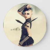 rücksichtslos große wanduhr (Vorderseite)