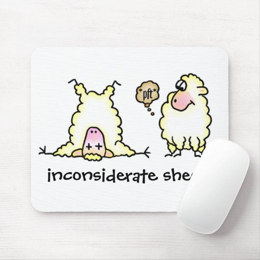 Rücksichtslose Schafe Mousepad (Mit Mouse)