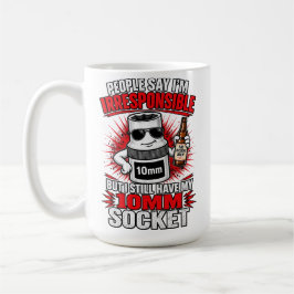 Rücksichtsloser 10mm-Steckschlüsselschlüssel-Besit Kaffeetasse