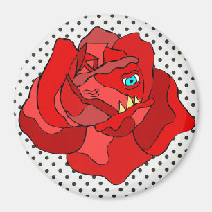 Rücksichtsloser Rosen-Magnet Magnet