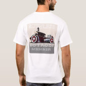 Rücksichtsloses Hotrods Mitglied T-Shirt (Rückseite)