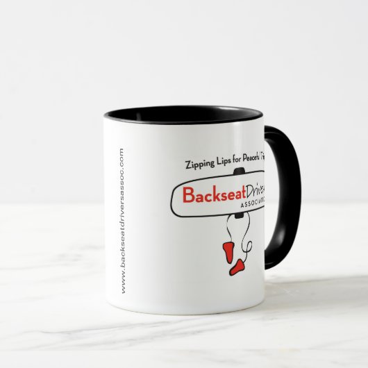 Rücksitzfahrer-Vereinigungs-Tasse w/Graphics Tasse (VorderseiteRechts)