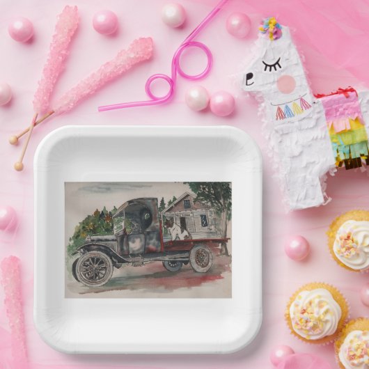 Rücksitztreiber Pappteller (Party)