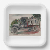 Rücksitztreiber Pappteller (Vorderseite)